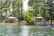 a view of Lake Allatoona and McKinney Campground