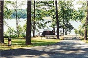 a campsite at Old Highway 41 #3 Campground, Lake Allatoona