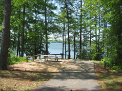 a view of Lake Allatoona and Payne Campground